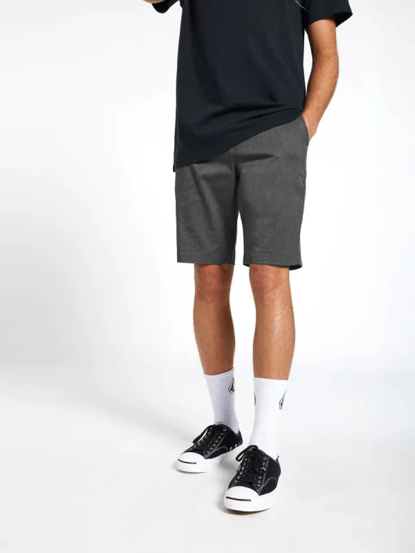 Volcom Wlk 21 Frickin Modern Stretch Shorts - Charcoal Heather sold by Sun Diego Boardshops