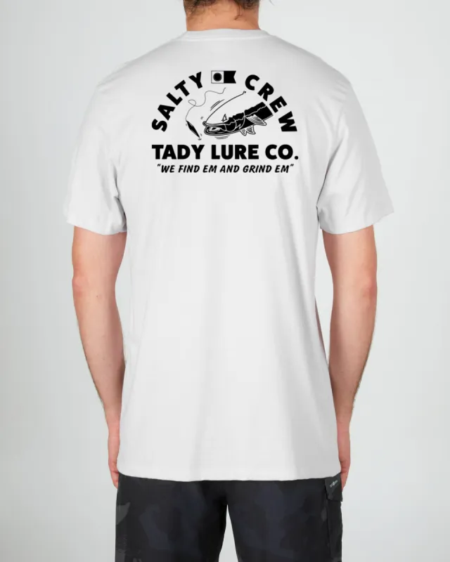 Salty Crew Tady S/S Standard Pocket Tee - WHITE sold by Sun Diego Boardshops