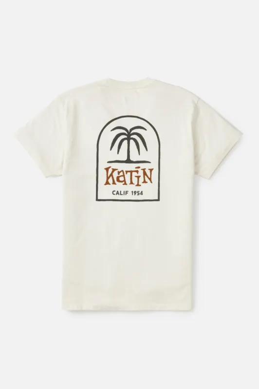 KATIN K-PALM TEE - VINTAGE WHITE sold by Sun Diego Boardshops