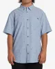 Billabong All Day Jacquard Short Sleeve Woven Shirt - Washed Blue sold by Sun Diego Boardshops
