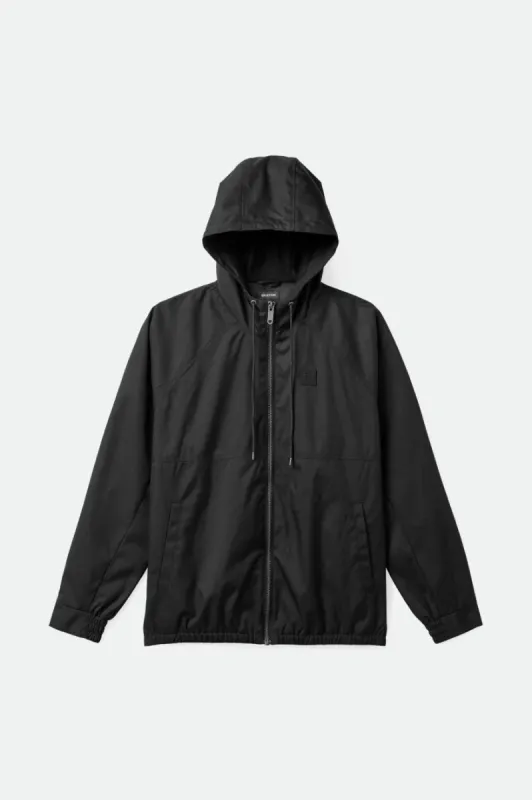 Claxton Windbreaker Parka Jacket - Black sold by Sun Diego Boardshops
