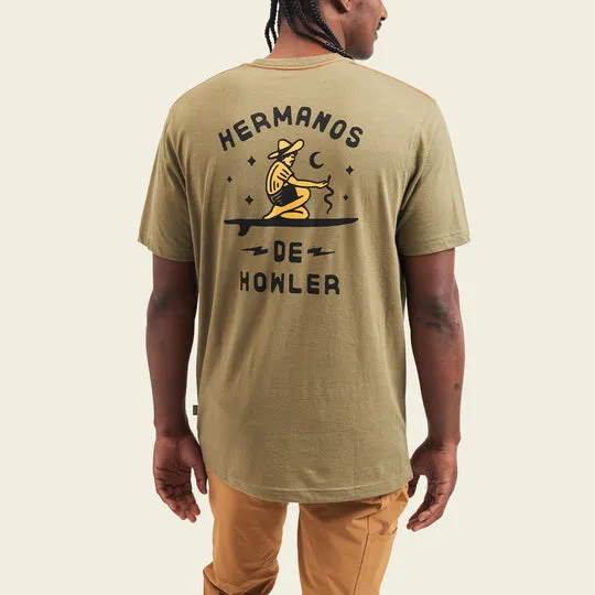 HOWLER BROS Ocean Offerings T-Shirt -OLIVE sold by Sun Diego Boardshops product image thumbnail 2
