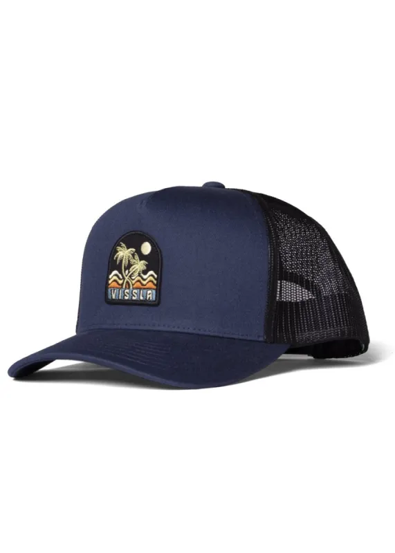 Vissla Solid Sets Eco Trucker Hat - Dark Naval 2 sold by Sun Diego Boardshops