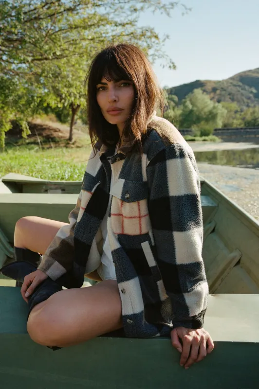 Brixton Durham Women'S Arctic Fleece Jacket - Biscotti made by Brixton