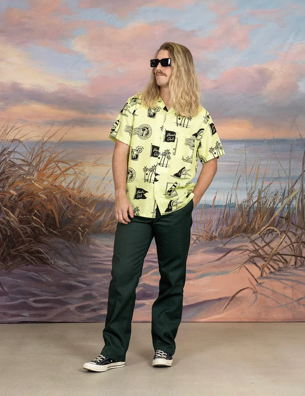 Duvin WEEKEND BUTTONUP - NEON sold by Sun Diego Boardshops