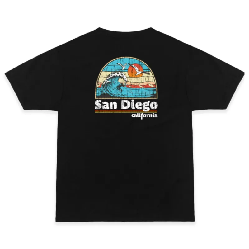 SunDiego Hot Session Box Tee - Limo made by Sun Diego Boardshops