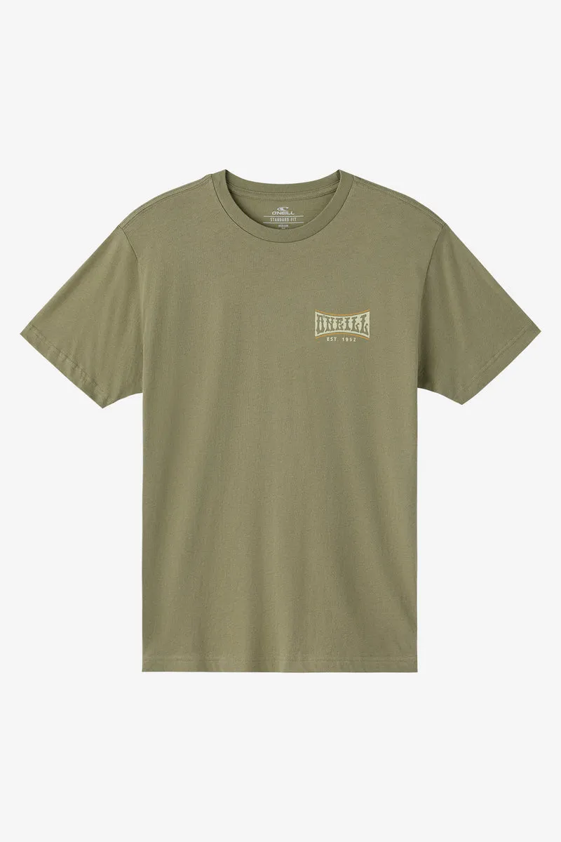 O'Neill BULDGE STANDARD FIT TEE - DEEP LICHEN GREEN sold by Sun Diego Boardshops product image thumbnail 2
