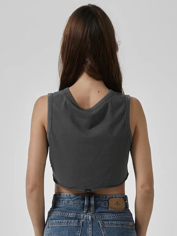 Thrills SOME KIND OF PARADISE SUPER CROP TANK - MERCH BLACK sold by Sun Diego Boardshops product image thumbnail 2