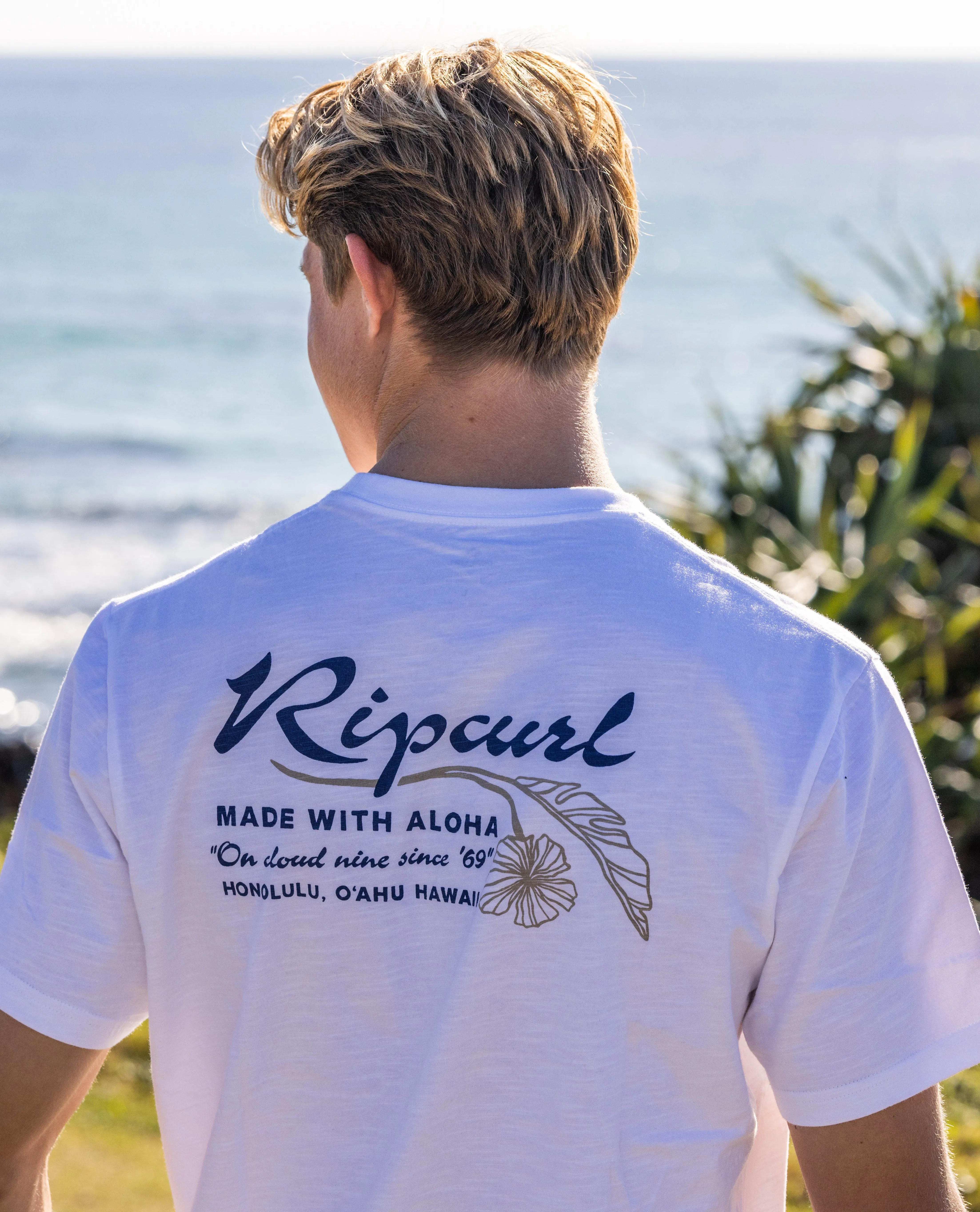 Rip Curl Mod Tropics Aloha Tee - White sold by Sun Diego Boardshops product image thumbnail 2