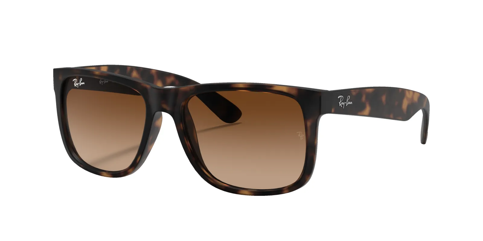 Ray Ban JUSTIN CLASSIC - Rubber Light Havana made by Sun Diego Boardshops