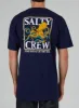 Salty Crew Ink Slinger Black S/S Standard Tee - Navy sold by Sun Diego Boardshops
