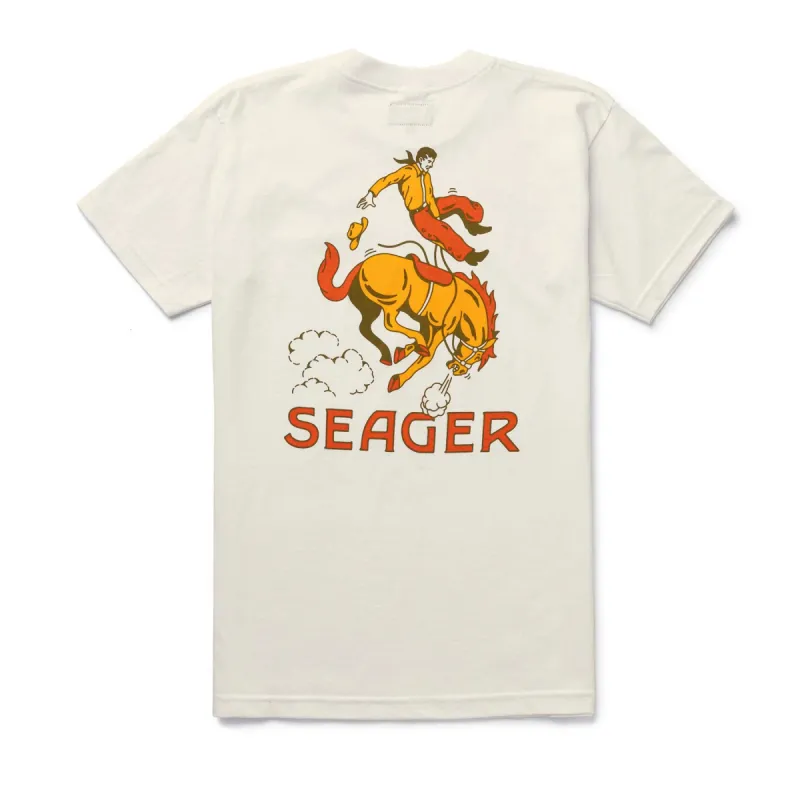SEAGER RODEO TEE  - VINTAGE WHITE sold by Sun Diego Boardshops