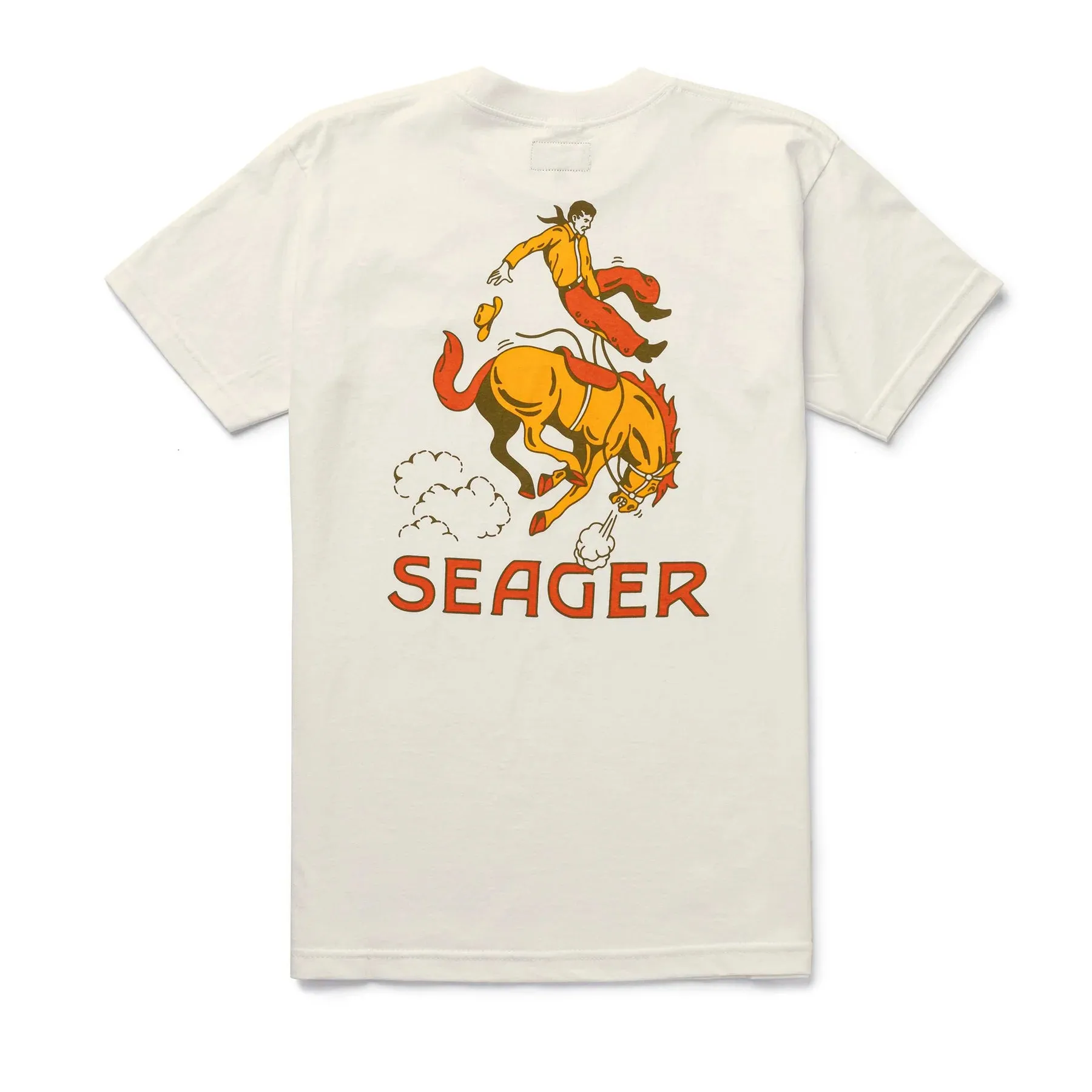 SEAGER RODEO TEE - VINTAGE WHITE sold by Sun Diego Boardshops
