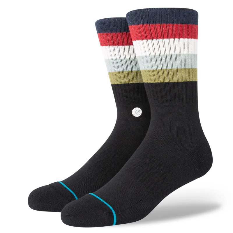 Stance Maliboo Crew Socks - Black Fade sold by Sun Diego Boardshops