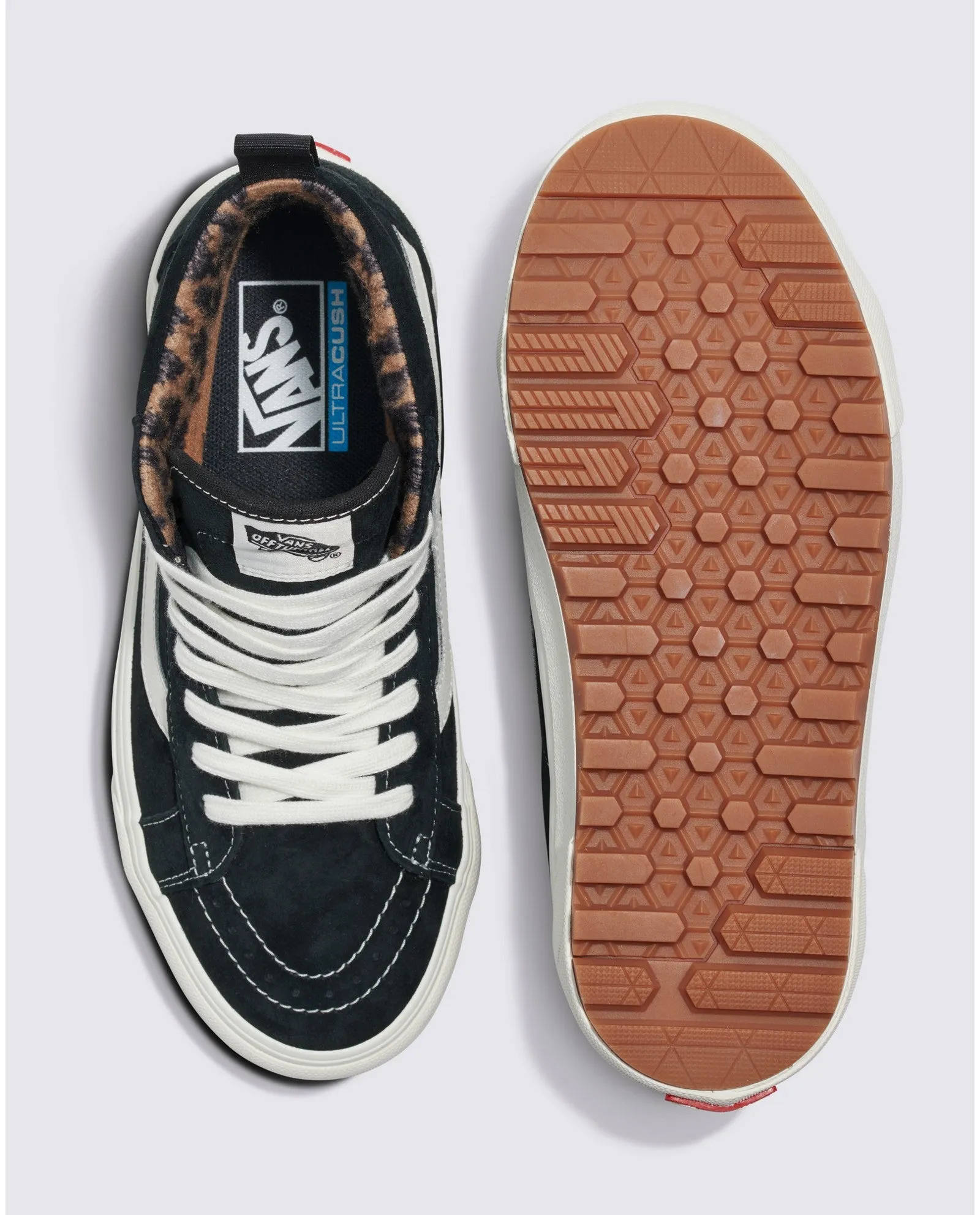 Vans Suede Sk8-Hi Mte-1 Shoe - Suede Black Leopard sold by Sun Diego Boardshops product image thumbnail 3