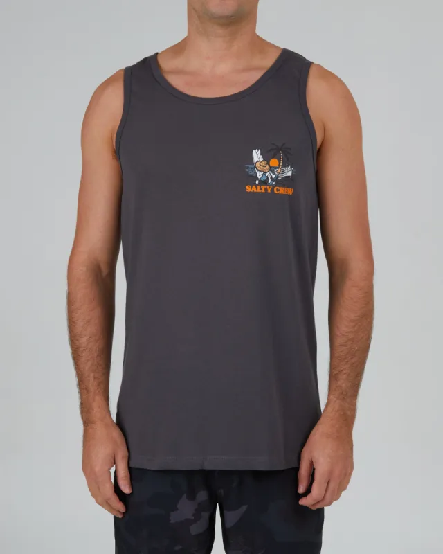 Salty Crew Siesta Charcoal Tank - CHARCOAL sold by Sun Diego Boardshops