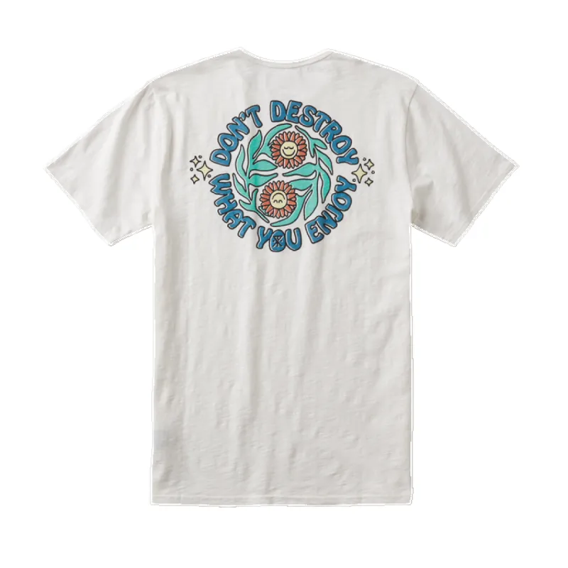 Roark Destroy Enjoy Premium Tee - Off White sold by Sun Diego Boardshops