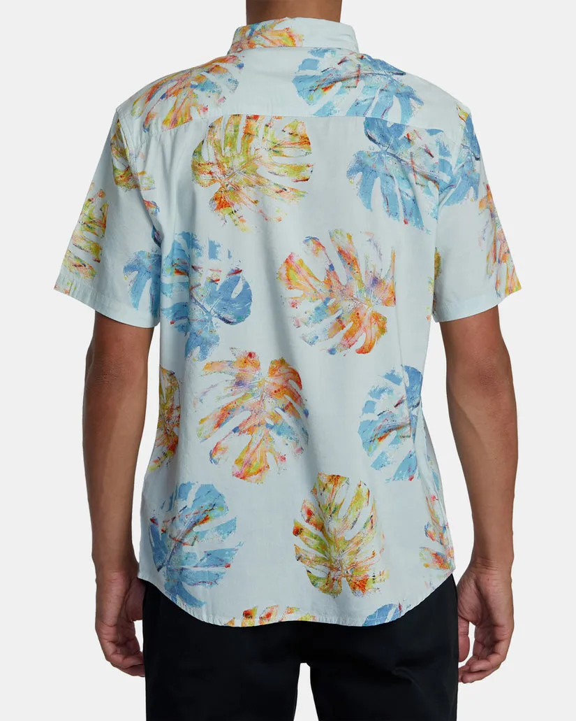RVCA OBLOW HAWAII SHORT SLEEVE WOVEN SHIRT - LIGHT BLUE sold by Sun Diego Boardshops product image thumbnail 2