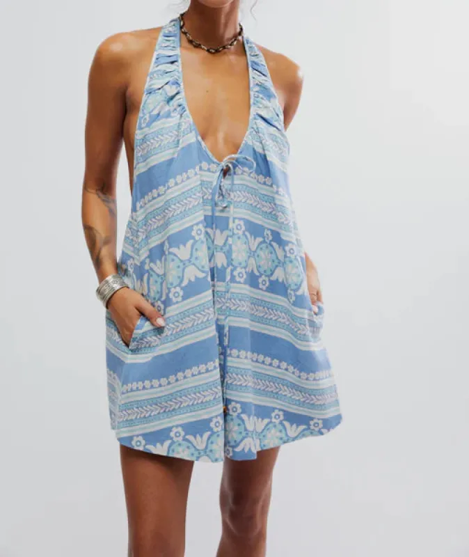 Free People Fisher Mini Dress - Riverside Combo sold by Sun Diego Boardshops