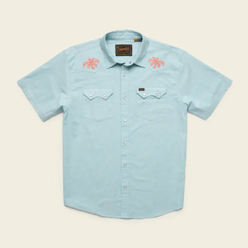 HOWLER BROS Crosscut Deluxe Shortsleeve Shirt - NILE BLUE sold by Sun Diego Boardshops