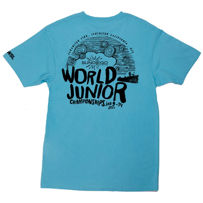 SUNDIEGO WSL Short Sleeve T-shirt - Pacific Blue sold by Sun Diego Boardshops
