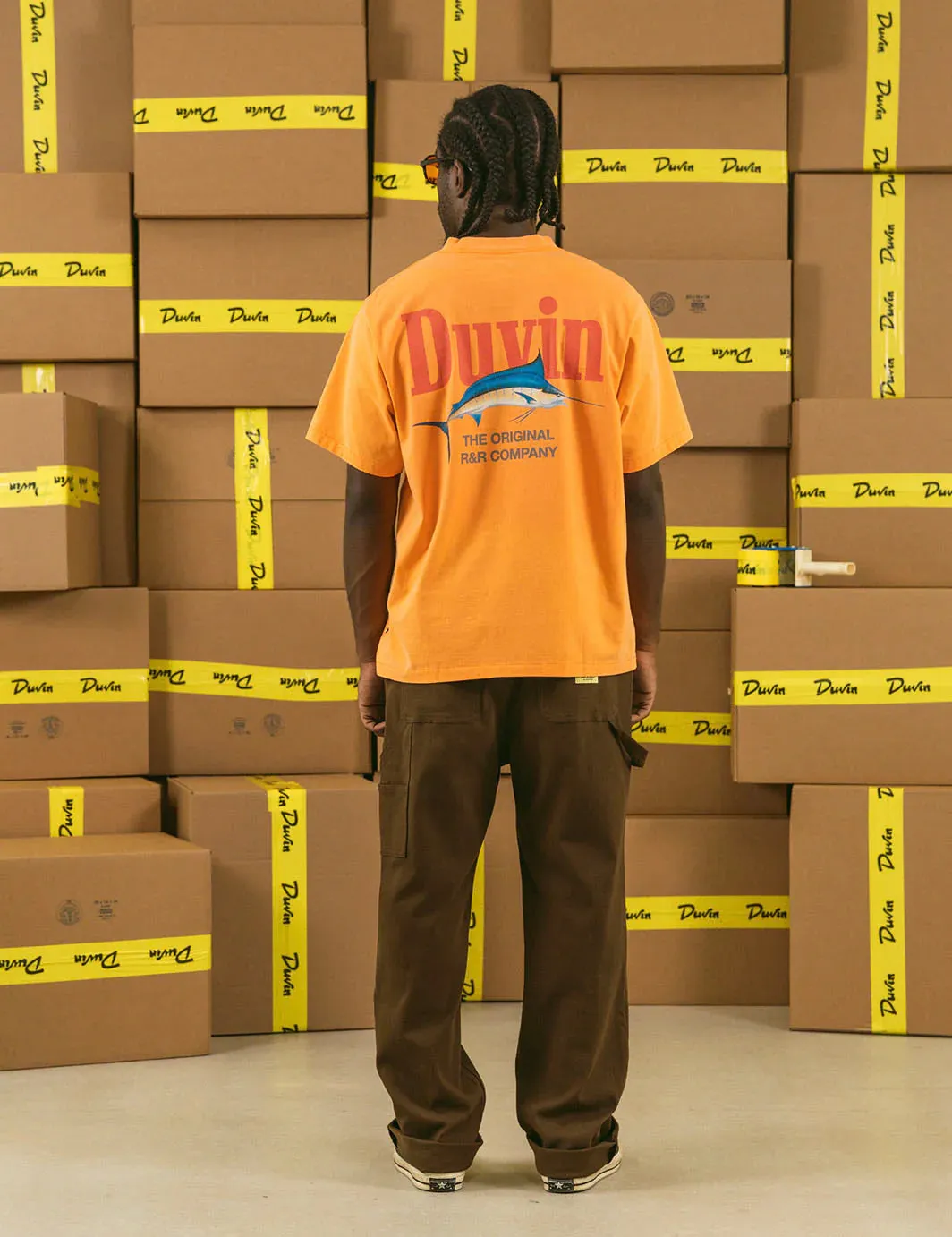 Duvin Design Company Marlin Tee - APRICOT sold by Sun Diego Boardshops