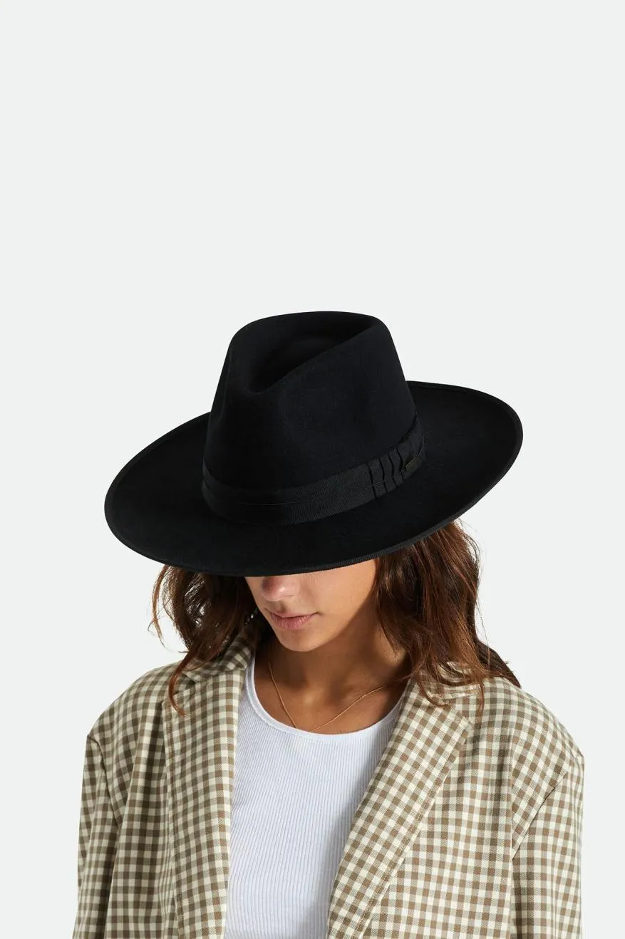 Reno Fedora - Black/Black sold by Sun Diego Boardshops product image thumbnail 3