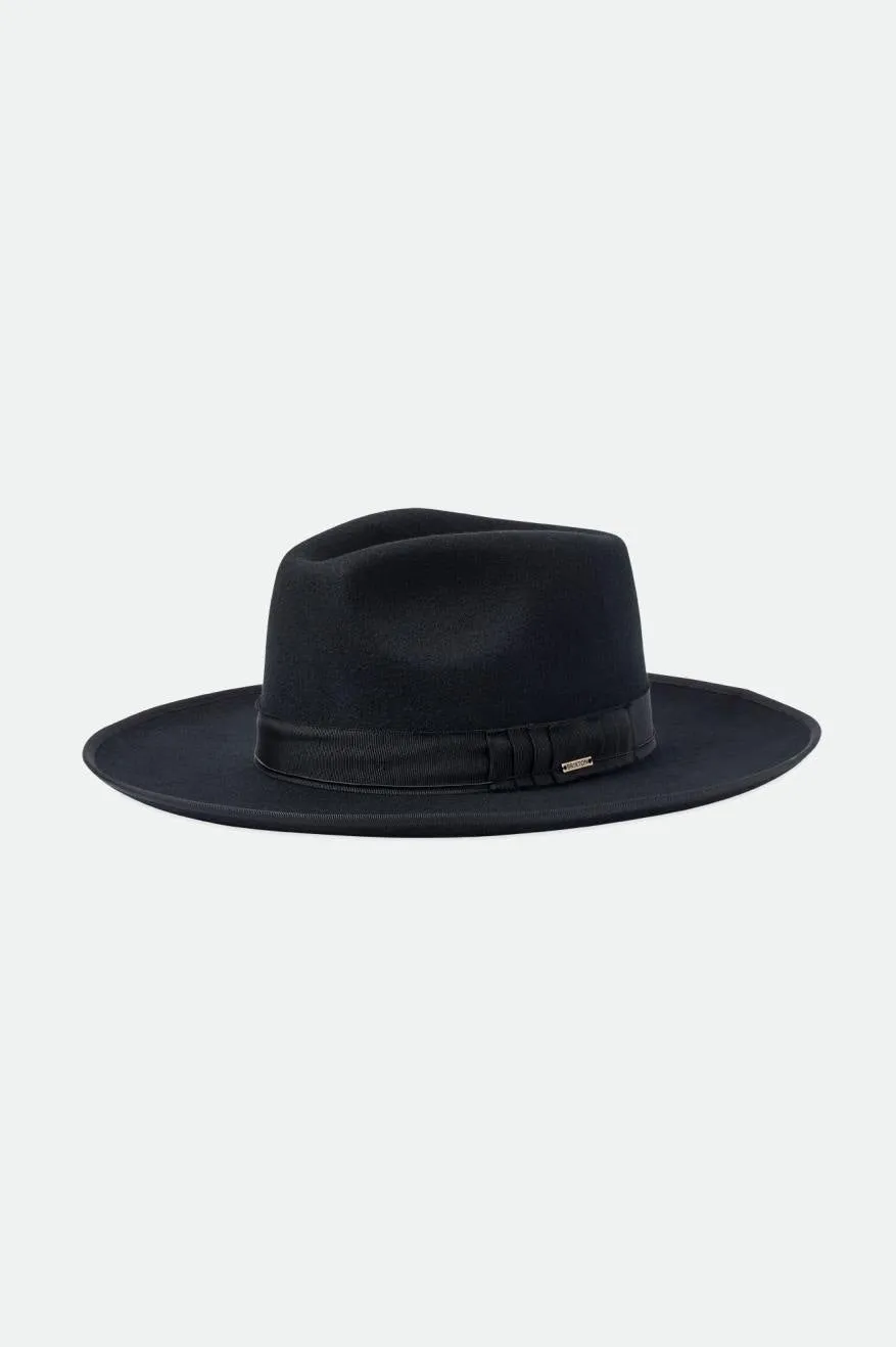 Reno Fedora - Black/Black sold by Sun Diego Boardshops product image thumbnail 2