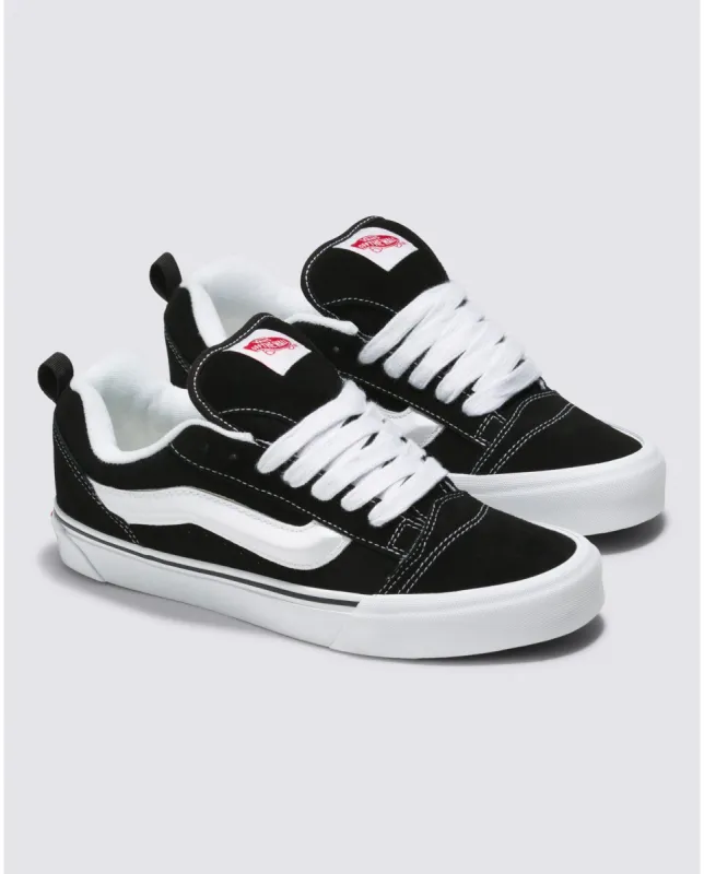 Vans Knu Skool Shoe - Black/True White sold by Sun Diego Boardshops