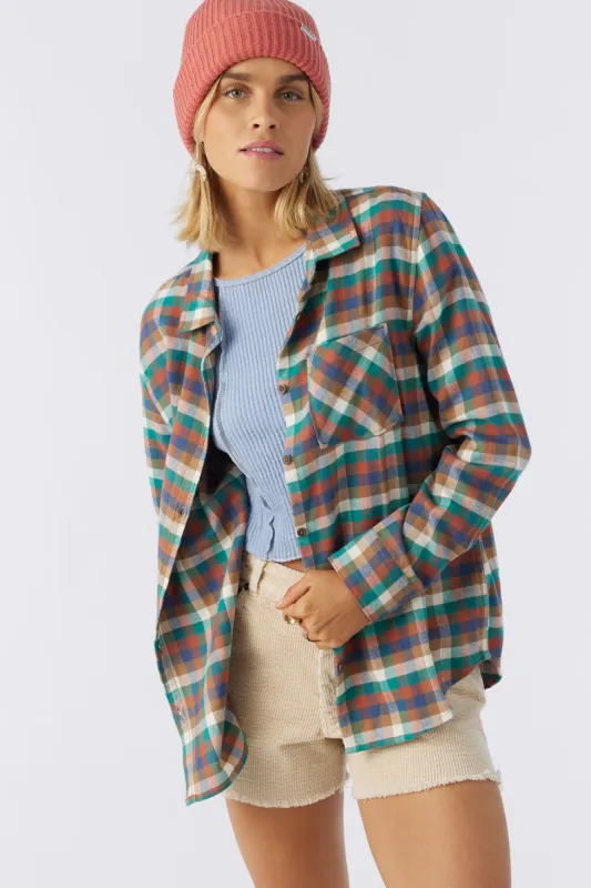 O'Neill Logan Flannel Top - Multi Colored made by O'Neill