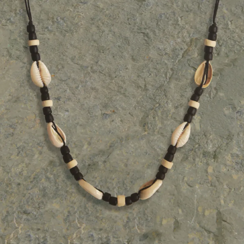 MAUNA KAI Sigay Adjustable Shell Necklace - ASSORTED sold by Sun Diego Boardshops
