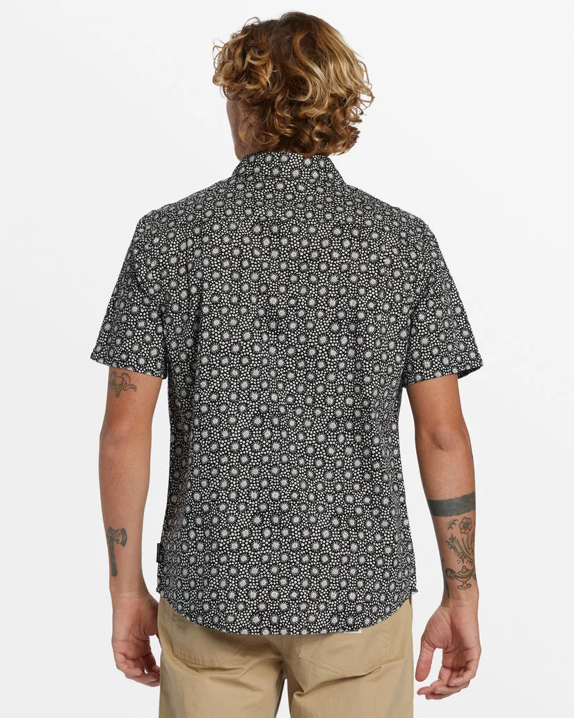 Quiksilver Apero Classic Short Sleeve Shirt - BLACK sold by Sun Diego Boardshops product image thumbnail 2