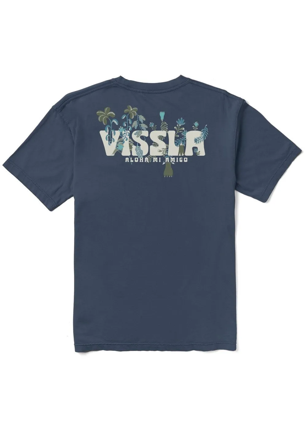 Vissla Scavenger Organic Tee - DARK DENIM sold by Sun Diego Boardshops