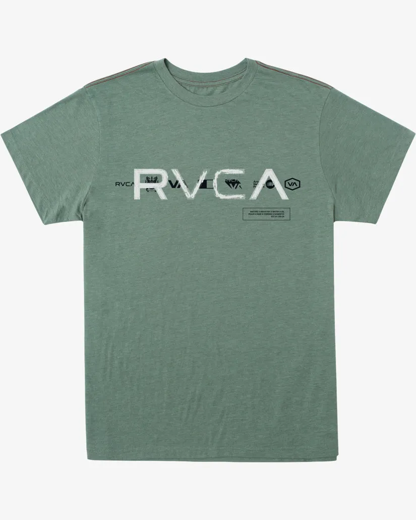 RVCA Men's Big All Brand T-Shirt - JADE sold by Sun Diego Boardshops