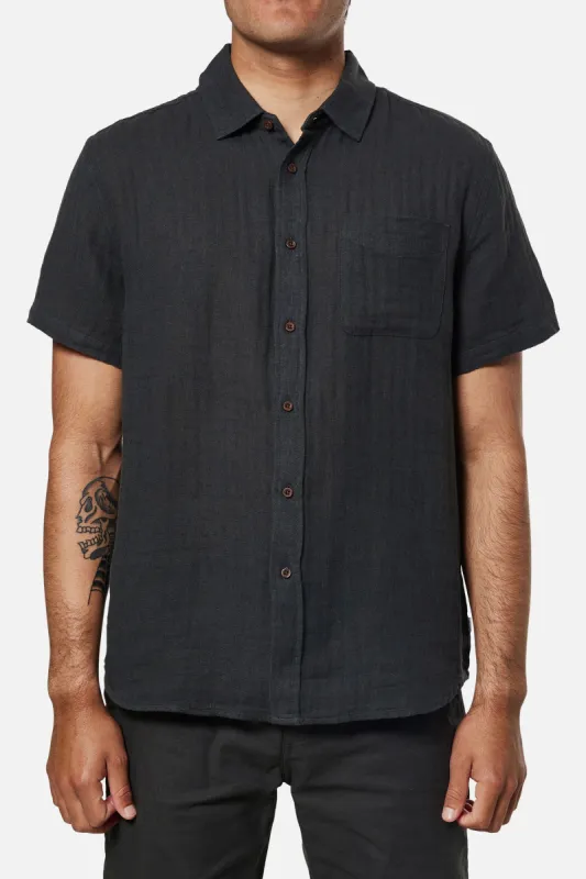 Katin Alan Solid Shirt - Black Wash sold by Sun Diego Boardshops