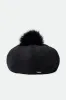 Natalie Oversized Pom Beret - Black sold by Sun Diego Boardshops
