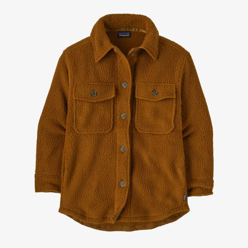 Patagonia Women's Retro Pile Fleece Shacket - SHELTER BROWN sold by Sun Diego Boardshops