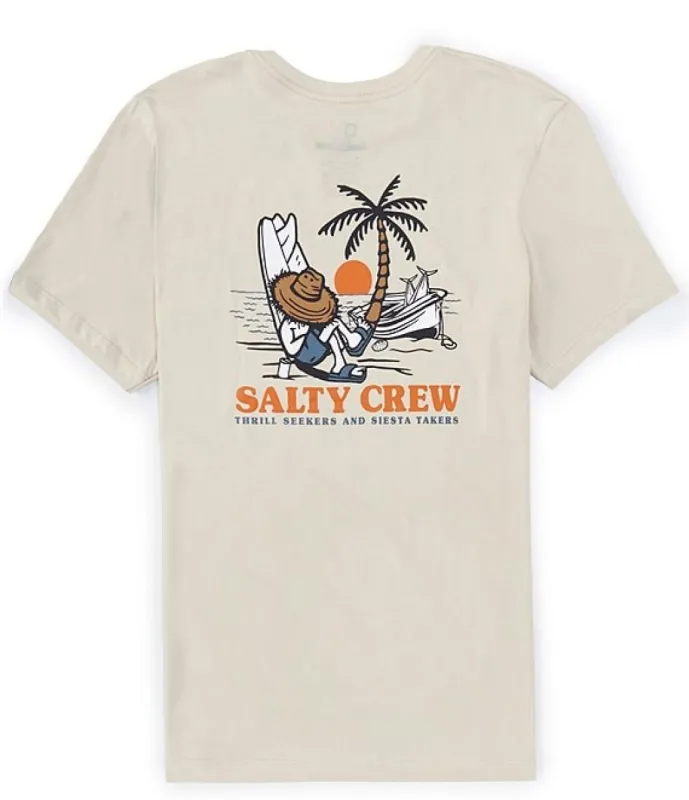 Salty Crew Siesta White L/S Premium Tee - bone sold by Sun Diego Boardshops