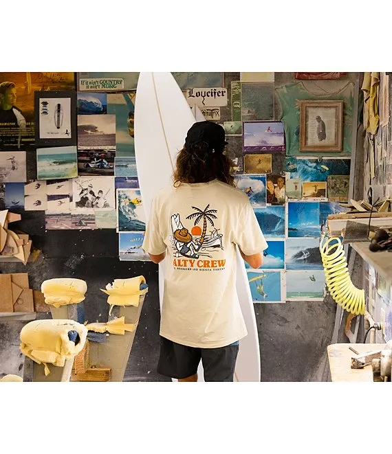 Salty Crew Siesta White L/S Premium Tee - bone sold by Sun Diego Boardshops product image thumbnail 3