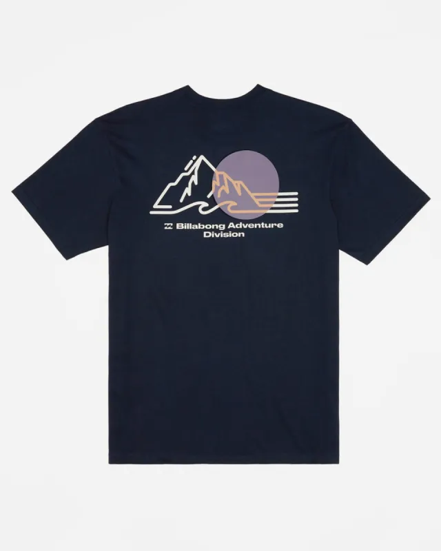 Billabong Sunset Short Sleeve T-Shirt - Navy sold by Sun Diego Boardshops