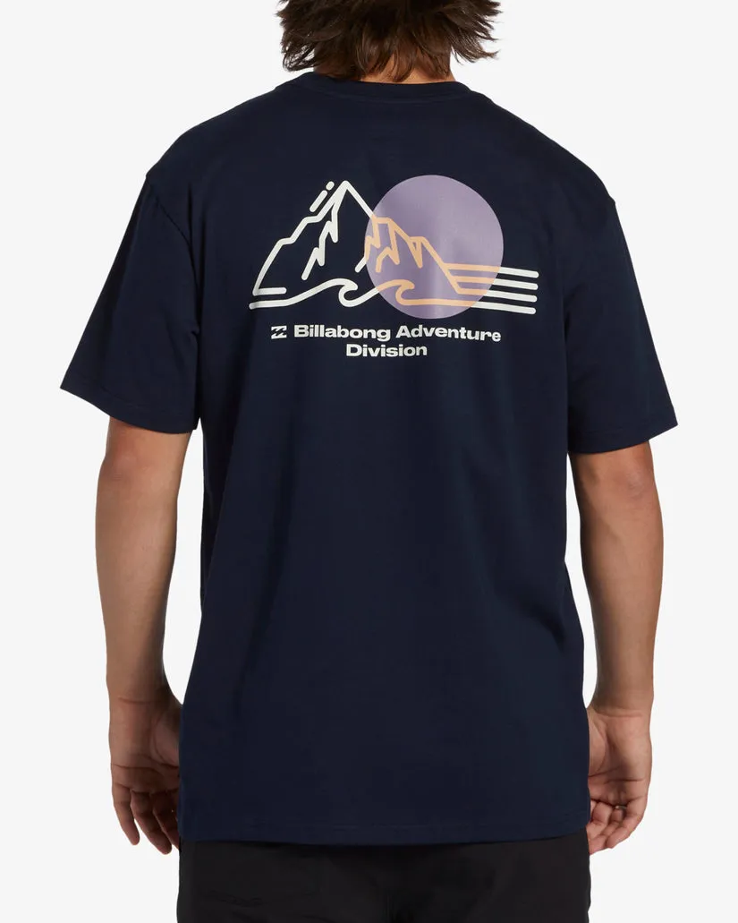 Billabong Sunset Short Sleeve T-Shirt - Navy sold by Sun Diego Boardshops product image thumbnail 4