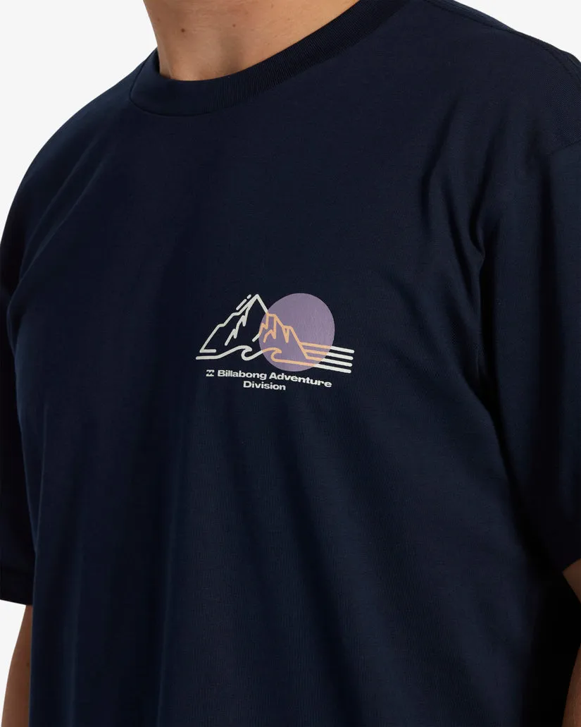 Billabong Sunset Short Sleeve T-Shirt - Navy sold by Sun Diego Boardshops product image thumbnail 3