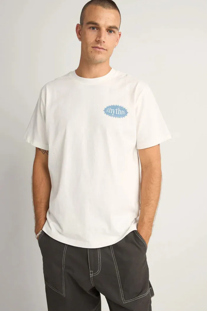 Rhythm Ritmo Printed Vintage SS T Shirt - VINTAGE WHITE sold by Sun Diego Boardshops product image thumbnail 2