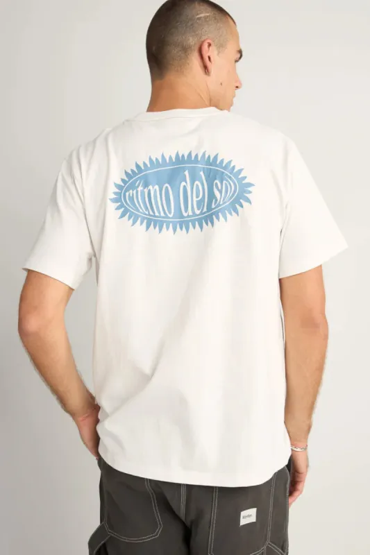 Rhythm Ritmo Printed Vintage SS T Shirt - VINTAGE WHITE made by Sun Diego Boardshops