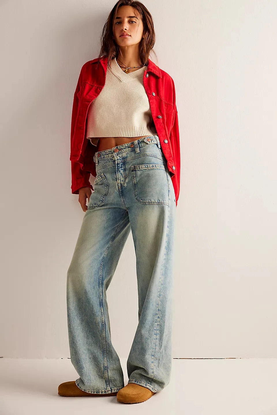 Free People We The Free Palmer Cuffed Jeans - La La Land sold by Sun Diego Boardshops product image thumbnail 3