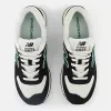 New Balance 574 - BLACK/WHITE/MARSH GREEN sold by Sun Diego Boardshops
