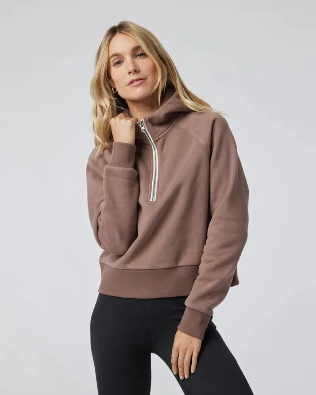 VUORI Restore 1/2 Zip Hoodie - CLOVE sold by Sun Diego Boardshops