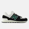 New Balance 574 - BLACK/WHITE/MARSH GREEN sold by Sun Diego Boardshops