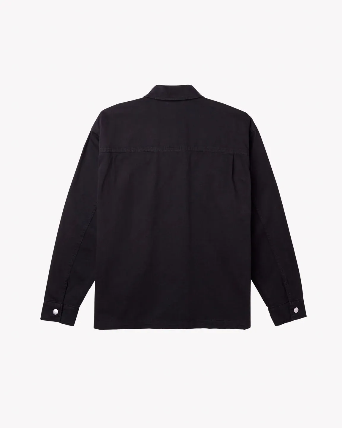 Obey DIVISION SHIRT JACKET - Black sold by Sun Diego Boardshops product image thumbnail 2