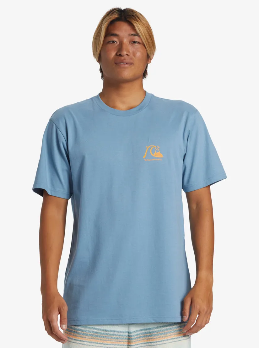 Quiksilver The Original Boardshort T-Shirt - Blue Shadow sold by Sun Diego Boardshops product image thumbnail 3